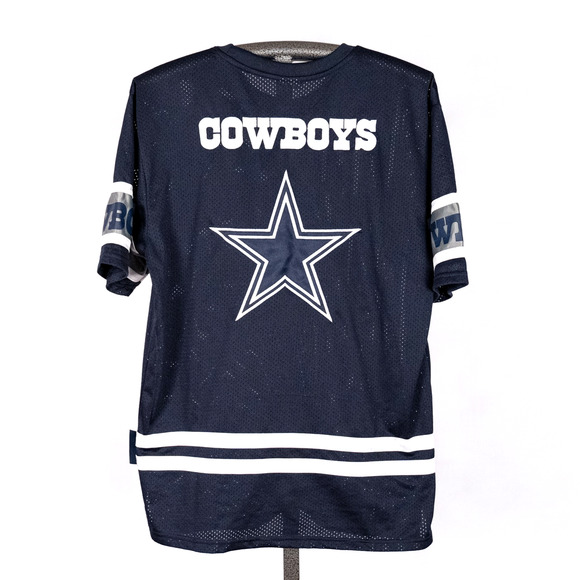Vintage Ultra Game NFL Men's Mesh Dallas Cowboys Fan Football Jersey Size MEDIUM - Picture 4 of 6